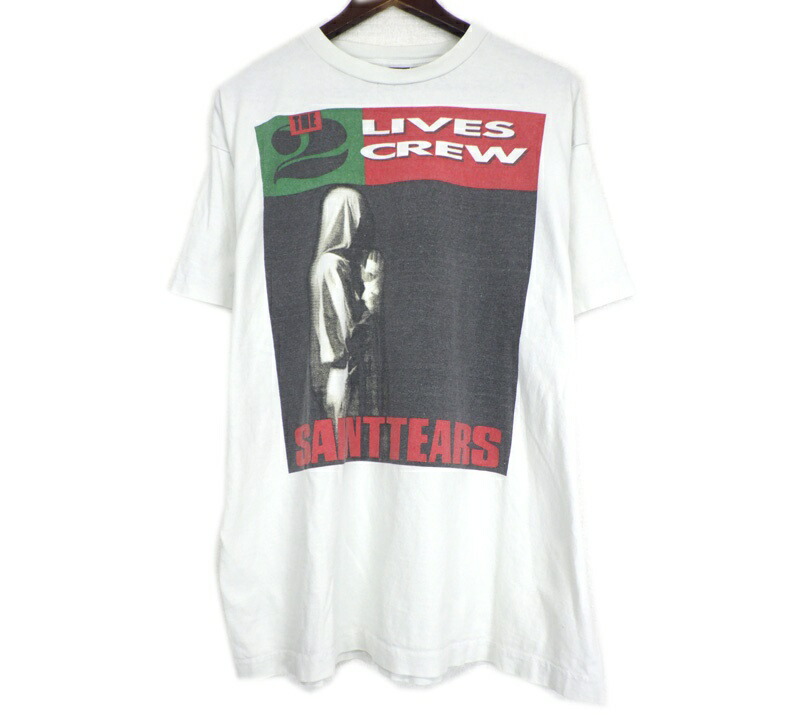 仙マイケル SAINT MICHAEL × デニムティアーズ DENIM TEARS 【 DT SS TEE SM YS8 0000 C01 】 LIVES CREW 刷り上げる 半袖 プルオーバー 白いこと 大きさL w27250【中古】
