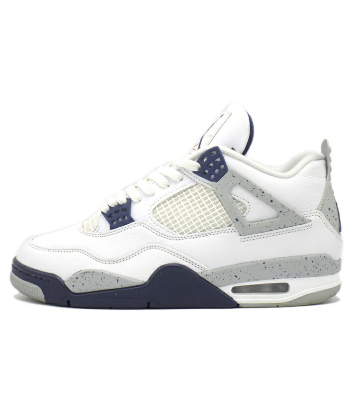ナイキ NIKE 【 AIR JORDAN 4 Midnight Navy DH6927 140 】 エア ジョーダン 4 ミッドナイト ネイビー スニーカー ホワイト&times;グレー&times;ネイビー サイズ28.5cm f31571 【中古】｜SeekeR 25,500円