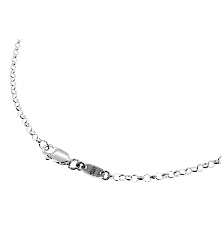 ワン ハンドレッド エム レイディアス ONE HUNDRED M RADIUS 【 CHAIN R18 】 シルバー ロール チェーン ネックレス 18inch 51592 【中古】|SeekeR