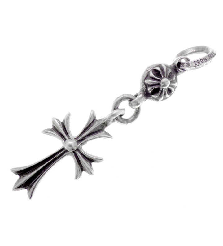 クロムハーツ CHROME HEARTS 【 1B TNY CH CRS 】 1ボール タイニー CH クロス チャーム シルバー ネックレストップ 51951 【中古】｜SeekeR