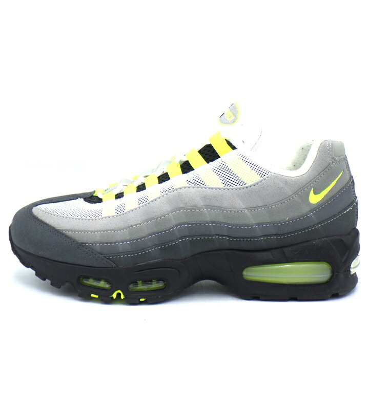 ナイキ NIKE 【 AIR MAX 95 OG Neon Yellow HM4740 001 】 エア マックス 95 ネオン イエロー グラデ スニーカー グレー&times;イエロー サイズ27cm 52032 【中古】｜SeekeR