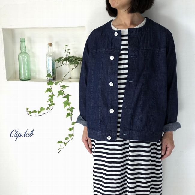 5％OFFクーポン配布中 ★SALE商品★ clip.tab クリップタブ 7ozデニム クルージャケット 3232J-001 【SMTB-ms】