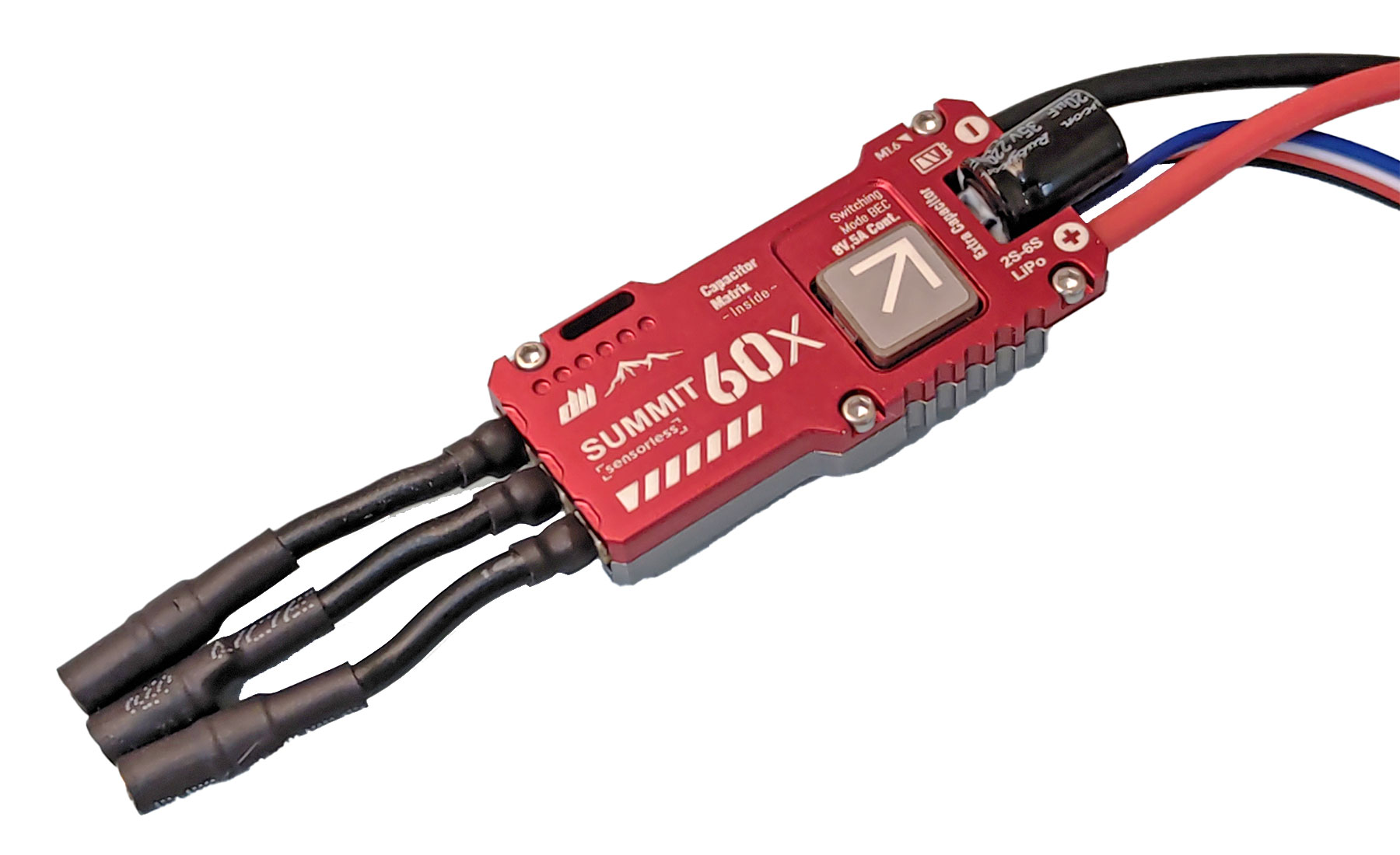 デュアルスカイ SUMMIT60X.U8 SBECスピードコントローラー（60A/2S-6Sリポ/UBEC 8V5A,Peak10A）42258【クロネコゆうパケット】DUALSKY