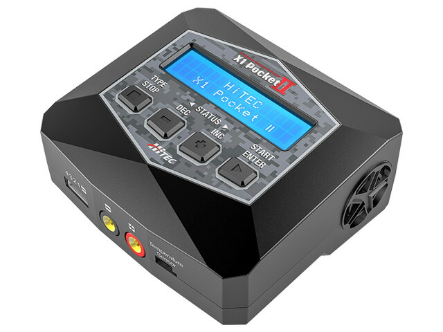 ハイテック ACバランス充・放電器 X1 ポケット II (HITEC AC Balance Charger/Discharger X1 Pocket II) 44306-B