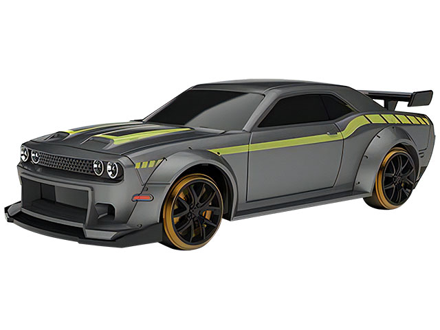 ハイテック  TURBO RACING　ターボレーシング 1/76 ドリフトカー C65 シルバーグレー HITEC