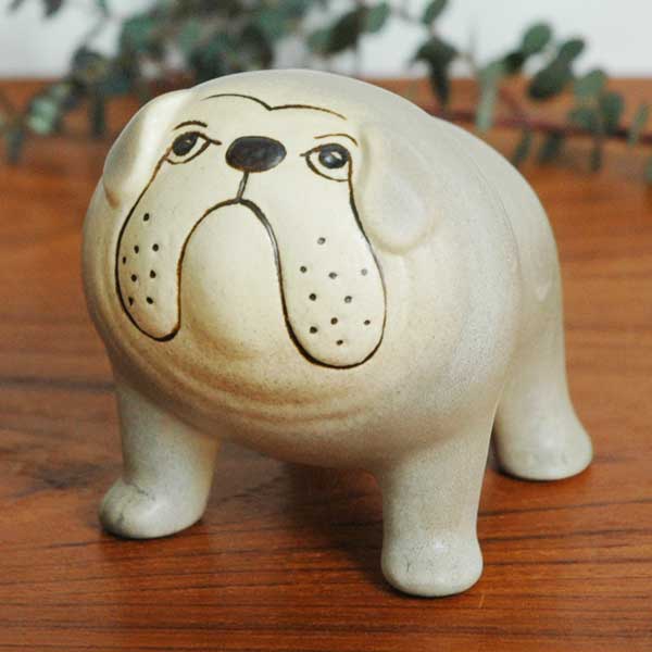 リサ・ラーソン 置物　ブルドッグ　M Bulldog(ブルドッグ）・Mサイズ/オブジェ/Lisa Larson(リサ