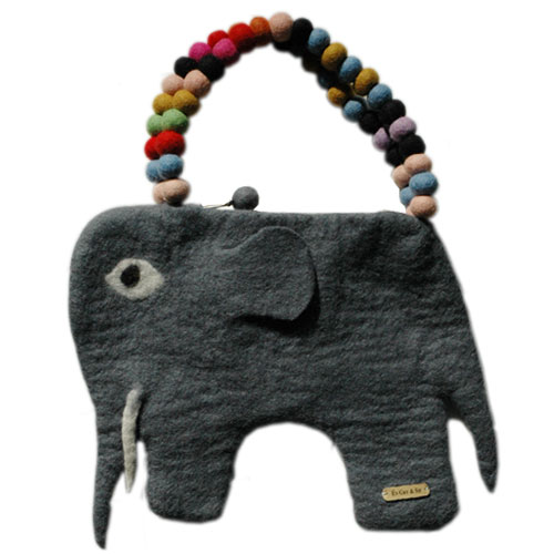 【30%OFF】KID'S BAG・キッズバッグ elephant bag エレファントバック Lサイズ EN GRY＆SIF(エングリー&シフ）(エン グライ シフ）北欧バッグ 北欧雑貨 おしゃれ かわいい