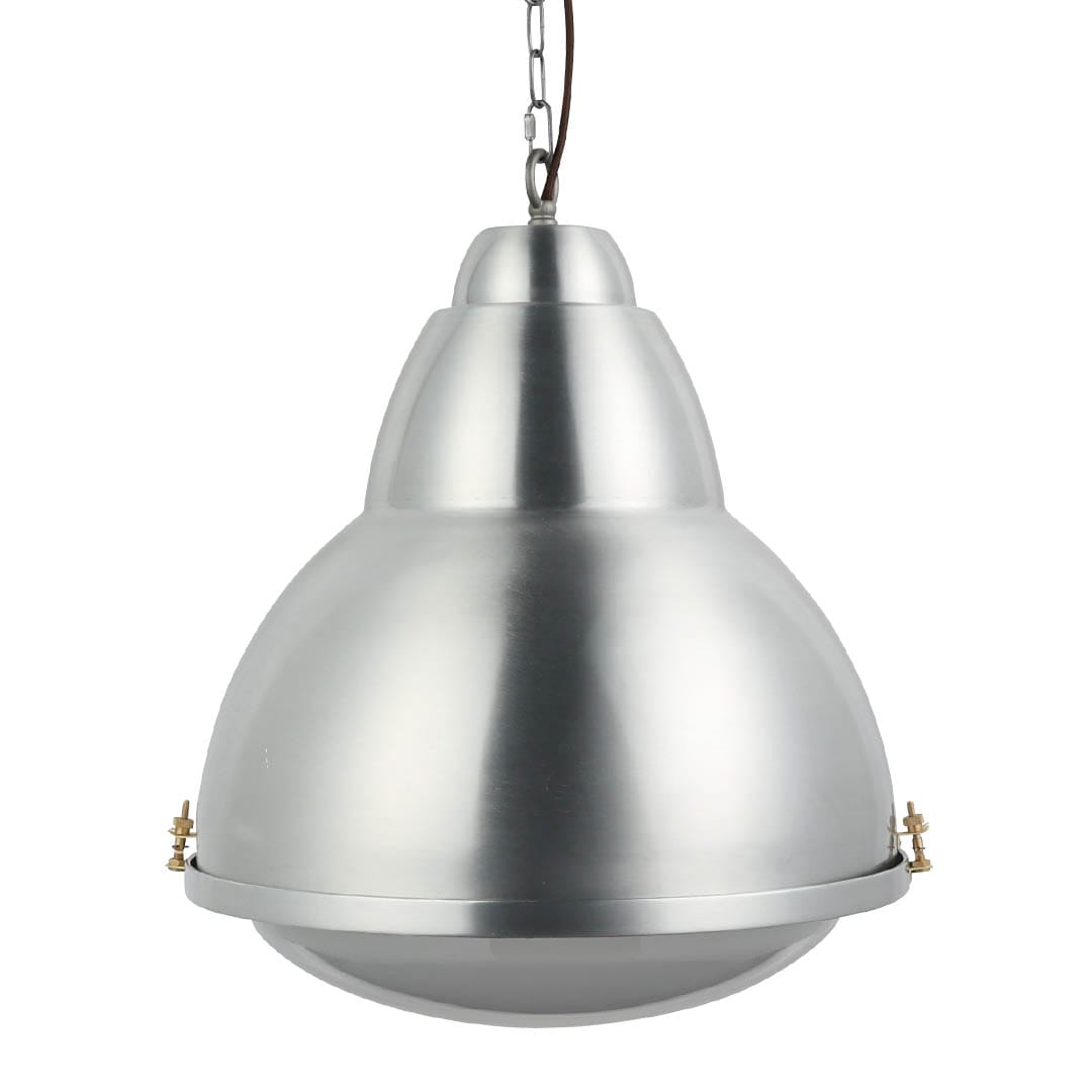ダルトン(Dulton) ALUMINUM WAREHOUSE LAMP L／STAIN 繻子 アルミニウムウェアハウスランプ  吊り下げ 照明装置手道具 ALUMI 軽銀 アメリカン雑貨 照明ランプ 照明装置 L大いさ L