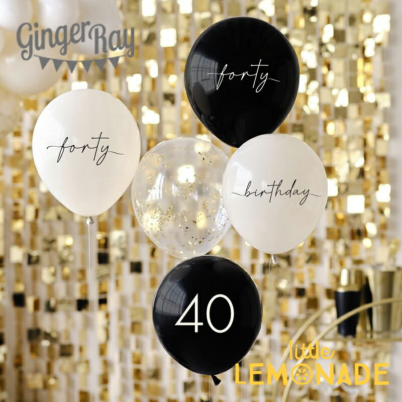 楽天市場】【Ginger Ray】 30歳 お誕生日ゴム風船5枚セット 30th