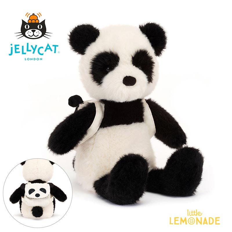 【楽天市場】【Jellycat ジェリーキャット】Backpack Panda H22cm x W9CM (BP4PAN) ぬいぐるみ パンダ