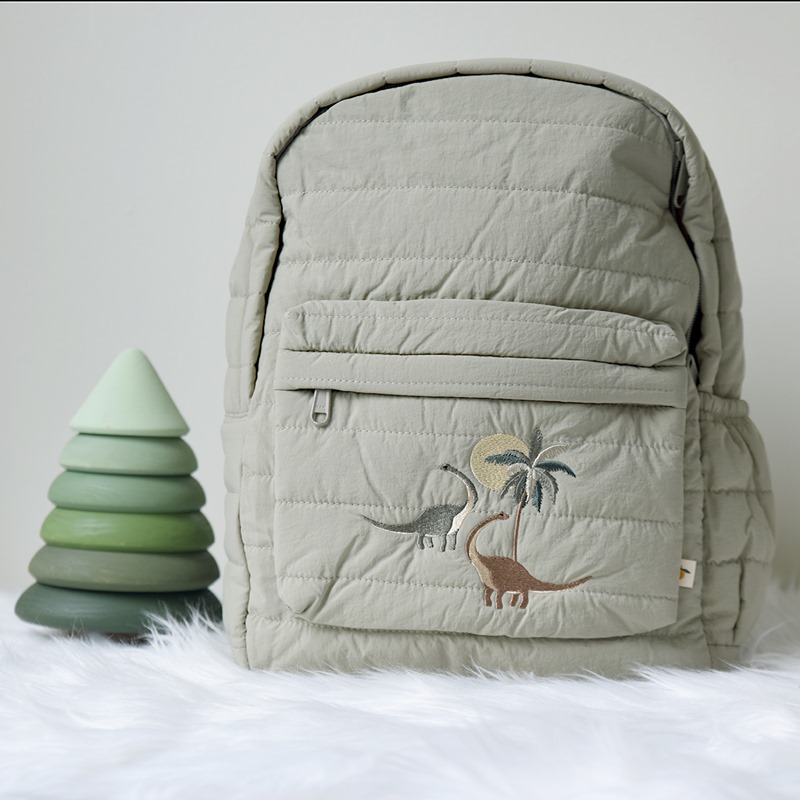 kongessloejd キッズリュック　◾️ダイナソー Konges Sloejd】 JUNO QUILTED BACKPACK MIDI キッズサイズ