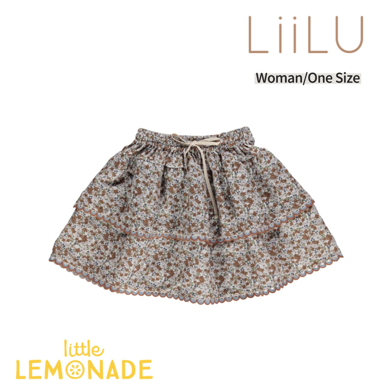楽天市場】【LiiLu】 Susi Skirt 【8歳】 スカート 花柄 フリル ロング