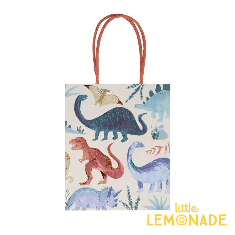 楽天市場 Meri Meri 恐竜 ペーパーバッグ 紙袋 1枚入り Dinosaur Kingdom Party Bags パーティー ギフトバッグ バースデイ プレゼント袋 トリートバッグ あす楽 リトルレモネード メリメリ リトルレモネード楽天市場店