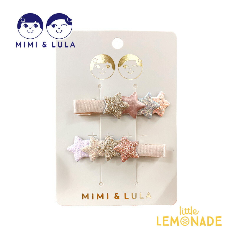 楽天市場】【Mimi&Lula】 Layered star clips レイヤードスター 星