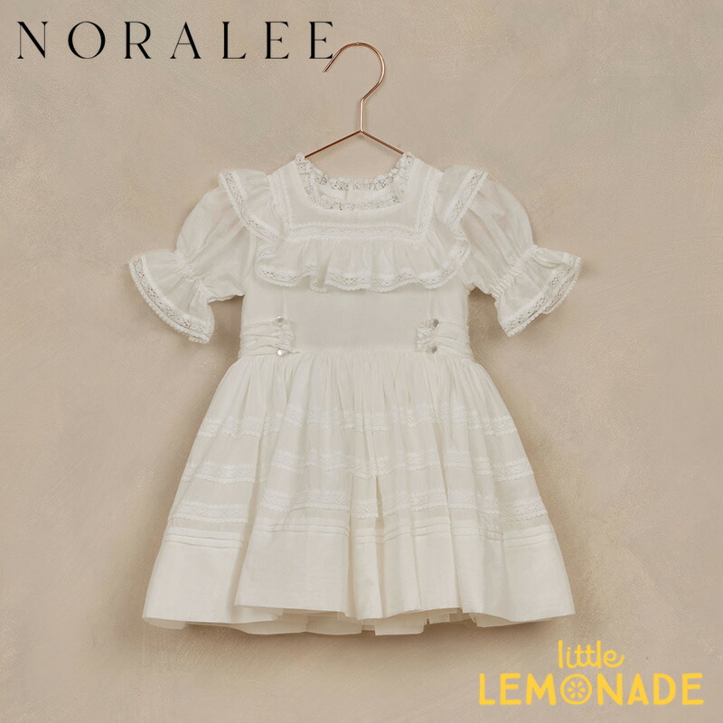 楽天市場】【NORALEE】KIT DRESS 【2歳/4歳/6歳】WHITE 90サイズ 100