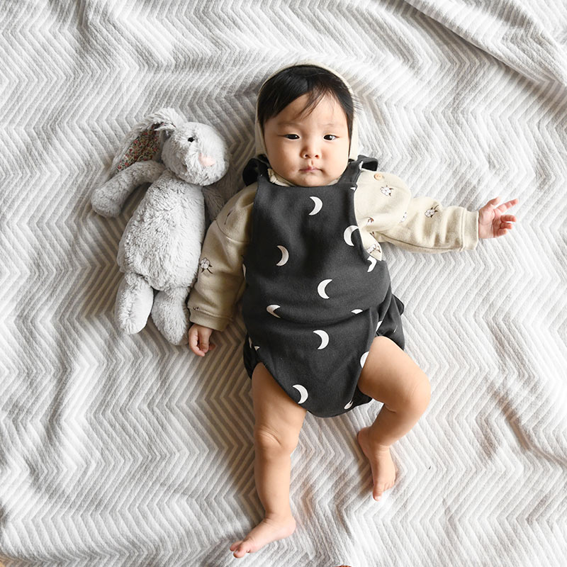【organiczoo】CottonFieldSweatshirt3-6か月/6-12か月/1-2歳/2-3歳/3-4歳コットンフラワー柄スウェットシャツトレーナートップスオーガニックコットンオーガニックズーベビー子供男の子女の子シンプルおしゃれあす楽リトルレモネードアパレル20AW