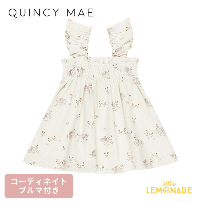 楽天市場】【Quincy Mae】LONG SLEEVE BABY DRESS 【12-18か月