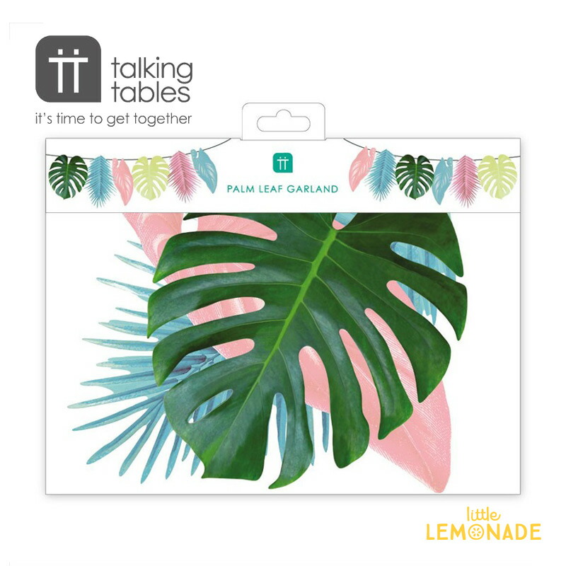 楽天市場 フィエスタ トロピカル パステルリーフ ガーランド Talking Tables 壁 飾り 葉っぱ 誕生日 Tropical Palm Pastel Leaf Garland ジャングル サマーパーティー 夏 Summer 恐竜 Fst6 Garland Mulpalm あす楽 リトルレモネード リトルレモネード楽天市場店