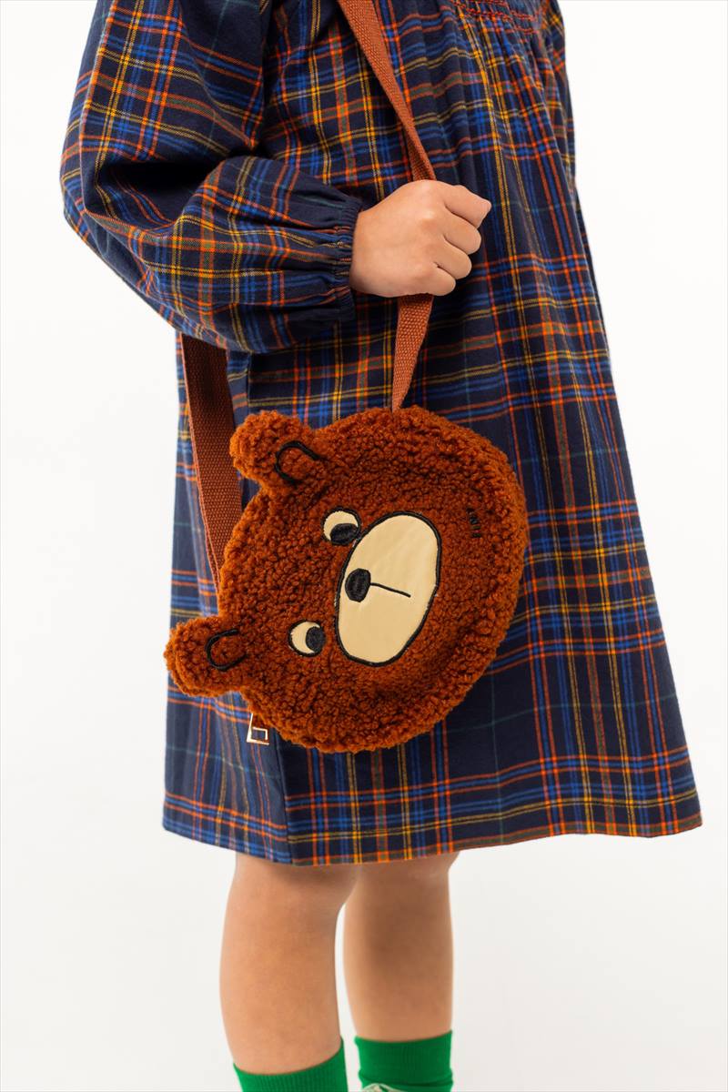 tinycottons】 BEAR BAG brown くま ショルダーバッグ