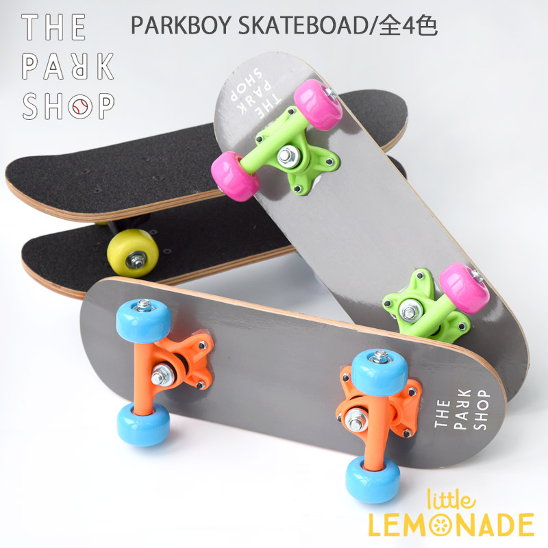 楽天市場 The Park Shop Parkboy スケートボード 全4色 ホワイト レッド ブルー イエロー Parkboy Skateboard White Red Blue Yellow キッズサイズ 子供用 スケボー インテリア 誕生日 ギフト プレゼント ショップディスプレイ あす楽 リトルレモネード リトル