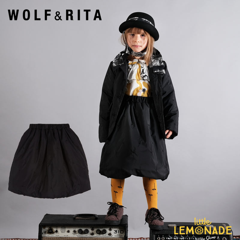 ウルフ リタ おしゃれ 21aw Erica ワンピース Daisy Tipsy Wolf Rita Kid 女の子 ブラック キッズスカート Skirt 4歳 6歳 8歳 スカート ブラック Wraweritd ポルトガル 子供 女の子 おしゃれ ウルフアンドリタ リトルレモネード 子供服 アパレル 21aw Ykz