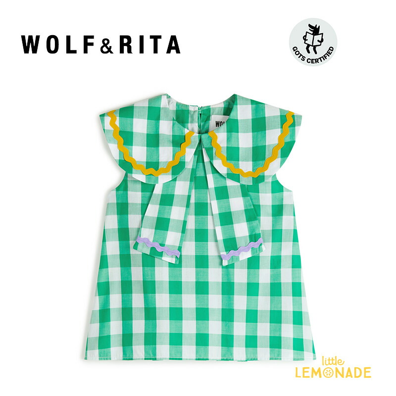 楽天市場】【WOLF&RITA】CLARISSA CHERRY CHECK Blouse【2歳/4歳