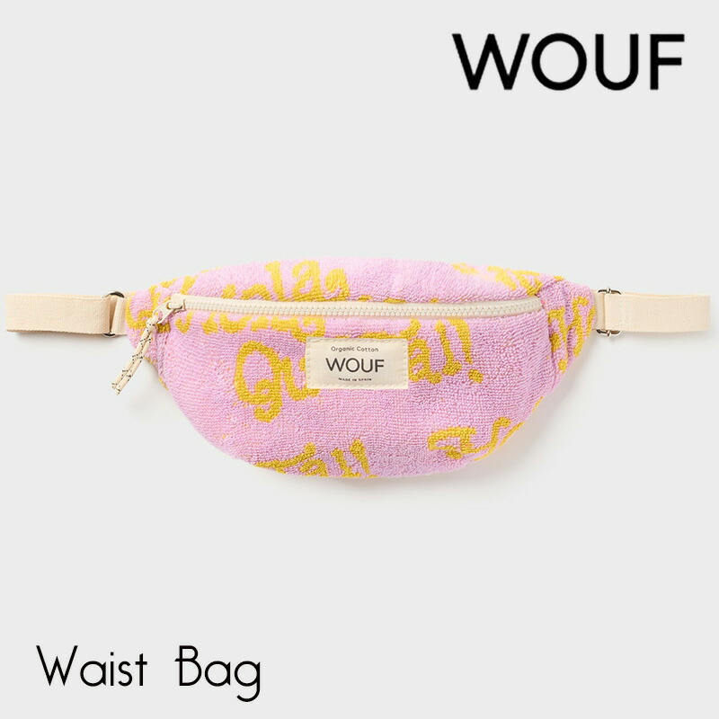 楽天市場】【WOUF】 ウェストポーチ Ibiza Waist Bag パイル地 オレンジ ボディバッグ ミニバッグ ウエストポーチ タオル地 サマー  海 ビーチ 女性向け ギフト WTO230016 SS23 リトルレモネード : リトルレモネード楽天市場店