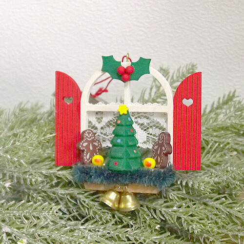 【 Ulbricht：ウルブリヒト・クリスマス用品 】<br>ジンジャーマンクッキーの窓
