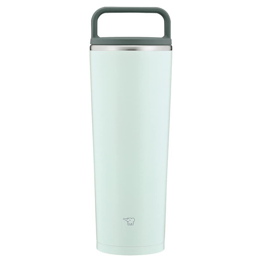 象印マホービン 水筒 ふた付きタンブラー キャリータンブラー 持ち運び可能 ハンドルタイプ 300ml ウォータリーグリーン ふたとパッキンが一体化 お手入れ簡単 洗う点数2点のみ SX-JA40-GM 7,638円