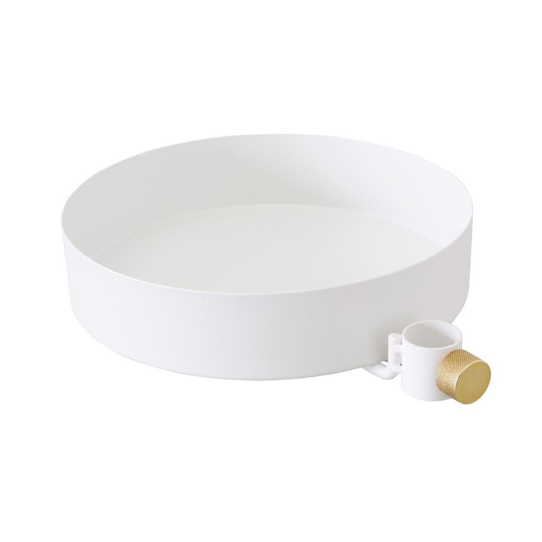 DRAW A LINE 019 Tray White ドローアライン トレイ ホワイト 縦専用パーツ 幅23×奥行29×高さ6cm 耐荷重2kg D-T-WH
