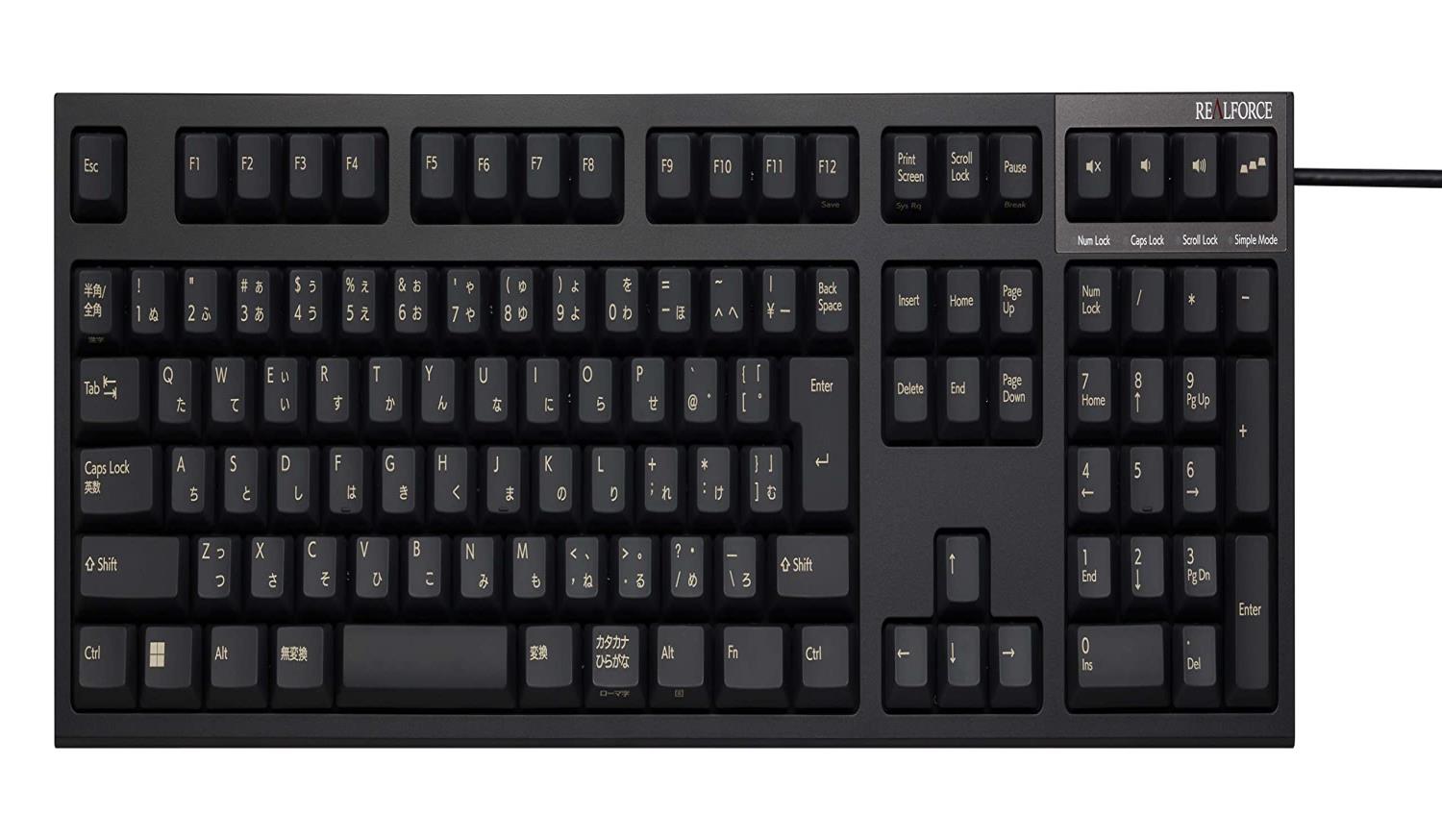 REALFORCE R3 フルキーボード 有線 45g ブラック R3UA11 61cvQkW4FoL._AC_UL210_SR210,
