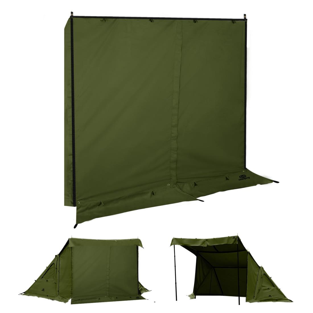 新品 GO Glamping G・G PUP 2.0 パップテントTC 黒 タイムセール中】GOGlamping G・G PUP2.0 パップテントTC