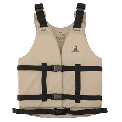 キャプテンスタッグ(CAPTAIN STAG) シュノーケリング シュノーケル スノーケリングベスト スリム タン Lサイズ UX-4504
