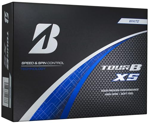 BRIDGESTONE(ブリヂストン)ゴルフボール TOUR B XS 2024年モデル 12球入 ホワイト S4WXJ
