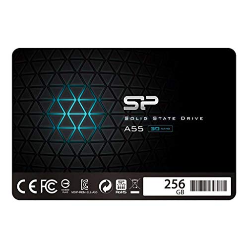 シリコンパワー SSD 256GB 3D NAND採用 SATA3 6Gb/s 2.5インチ 7mm PS4動作確認済 3 A55シリーズ SP256GBSS3A55S25 8,954円