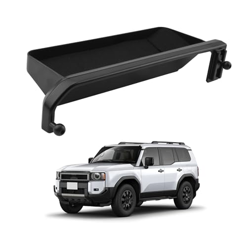 LUWU ランクル250専用 スマホホルダーベース単品 【お好みなスマホホルダーと組み合わせて・運転席と助手席の両方で使用可能・小物収納トレー付き】 車載ホルダー 携帯ホルダー スマホスタンド ランドクルーザー250 アクセサリー ランクル カスタムパーツ 4,215円