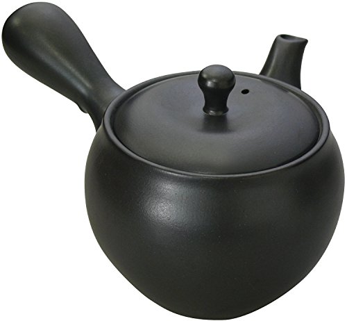 萬古焼 奥ゆかしい 急須 2.5号 (かざり付ける箱入) まっ黒 0977-4190 食器・カトラリー・グラス-キッチン用品・食器・調理器具-その他