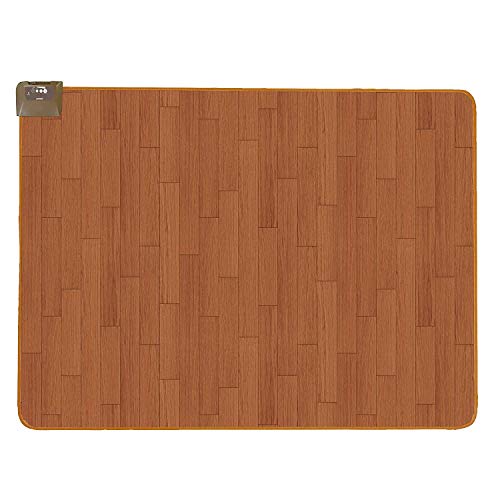 ライフジョイ ホットカーペット 1.5畳 フローリング調 電気カーペット 128cm×176cm 防水 ブラウン JPJ151WB
