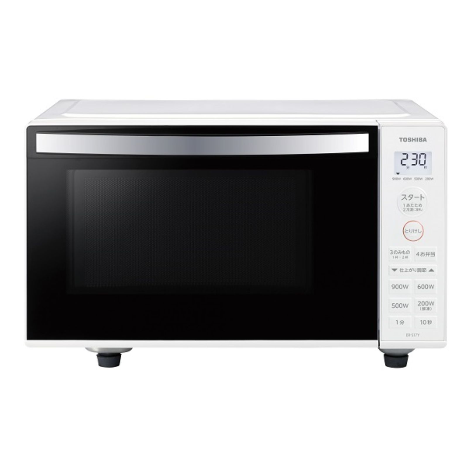 東芝 TOSHIBA 単機能レンジ 17L ER-S17Y(W) ホワイト 庫内フラット ワンタッチ