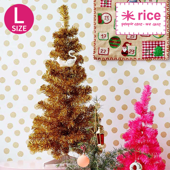 クリスマスツリー 90cm 北欧 ゴールド クリスマス ツリー おしゃれ かわいい クリスマス雑貨 北欧雑貨 輸入雑貨 デンマーク Rice ライス クリスマスツリーl ゴールド Giosenglish Com
