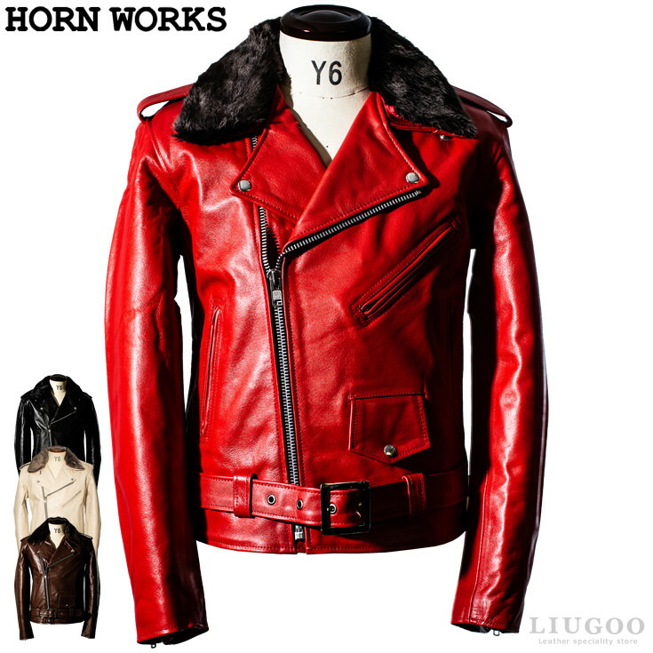 楽天市場】ダブルライダース レザージャケットヨーロピアンタイプ やや