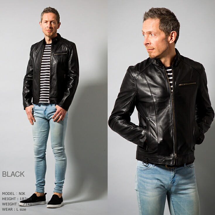 小物などお買い得な福袋 Leathers メンズ シングルライダースジャケット Liugoo リューグーレザーズ レザー レザージャケット Srs07 ブルゾン バイカージャケット ビッグサイズ 本革 革ジャン 皮ジャン 本皮ジャンパー ライディング モーターサイクル ロッカーズ