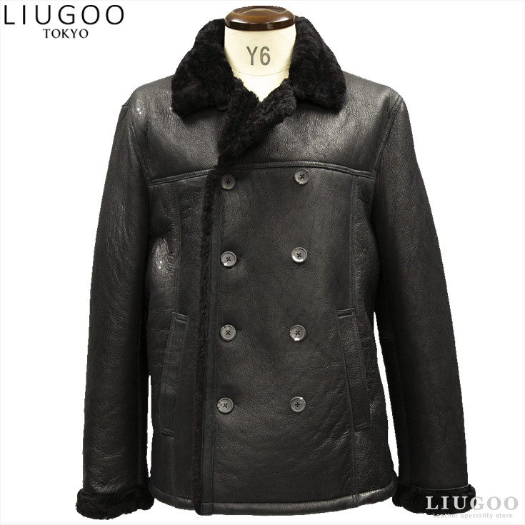 在庫あり 即出荷可 コート ジャケット Cot03a リューグー メンズ ムートンコート 本革 Liugoo 海外発送可 秋冬 ボア Pコート ライダースジャケット 本物 羊毛 皮ジャン 革ジャン ハーフコート レザージャケット Dgb Gov Bf