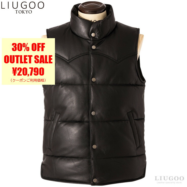楽天市場】Liugoo Leathers 本革 レザー×機能性中綿 ダウン