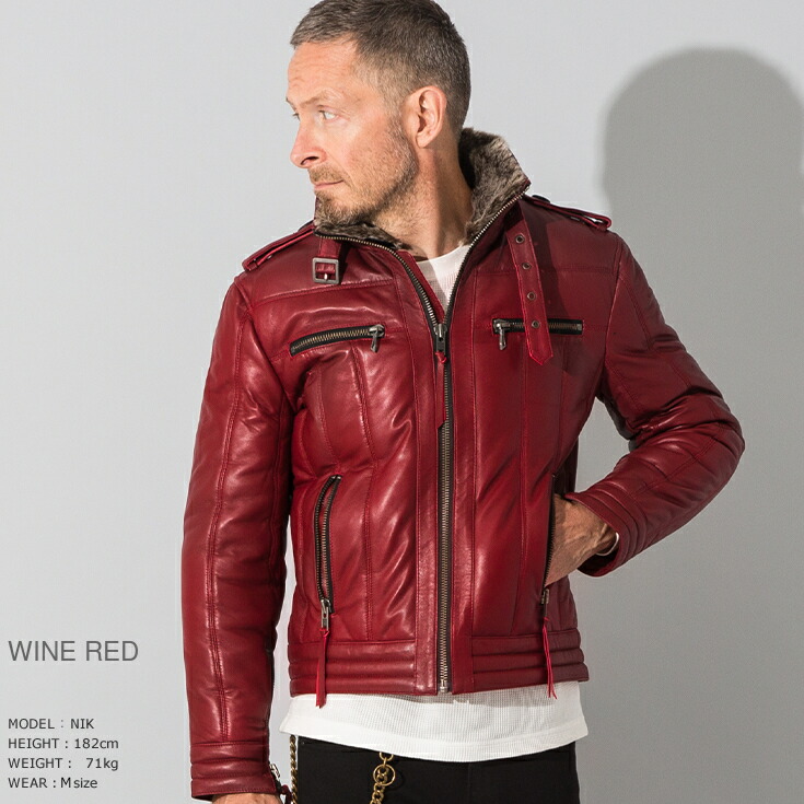 Liugoo Leather N-3B レザー フライト ダウンジャケット 馬革