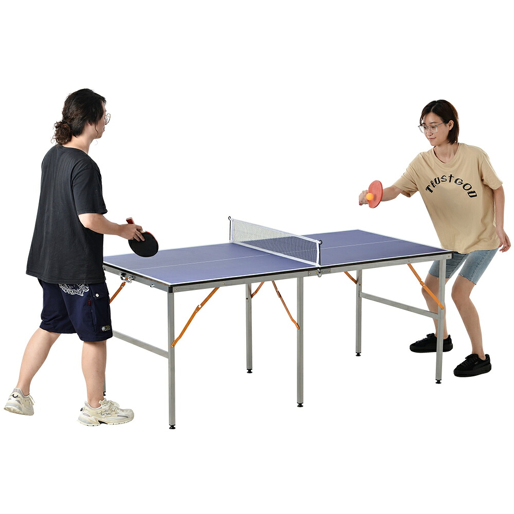 LIVART 卓球台 折りたたみ ネット付 ラケット付 ピンポン球付 自主練 ファミリー トレニンーグ 運動 ストレス解消 省スペース設計 親子 ファミリー向け 自宅レジャー 家族用 学校用｜LIVART店