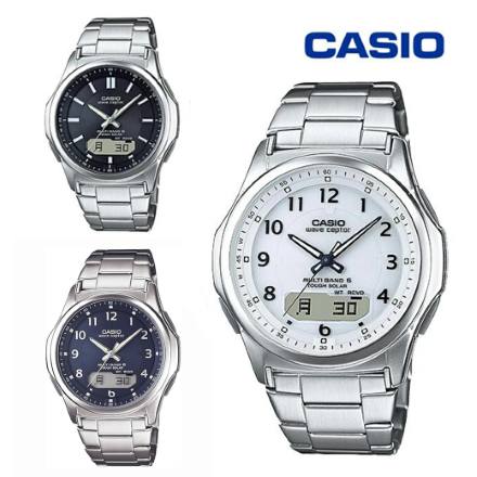 CASIO カシオ 腕時計 メンズ ソーラー 電波時計 ソーラー電波時計 メンズ アナログ 日付 曜日表示 秒表示 WVA-M630D-7AJF