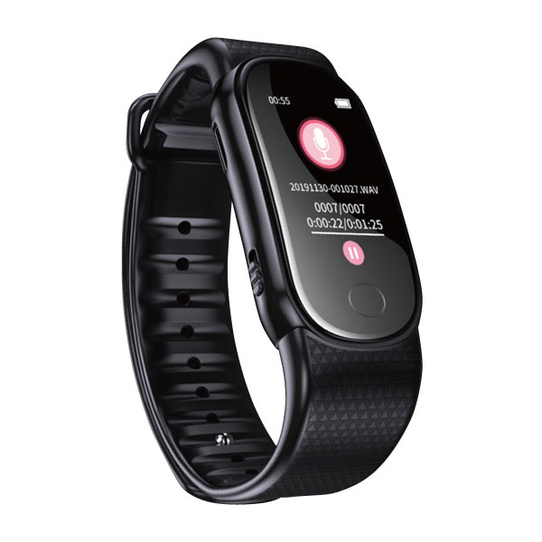 楽天市場】腕時計型 ボイスレコーダー 腕 時計 録音機 小型 高