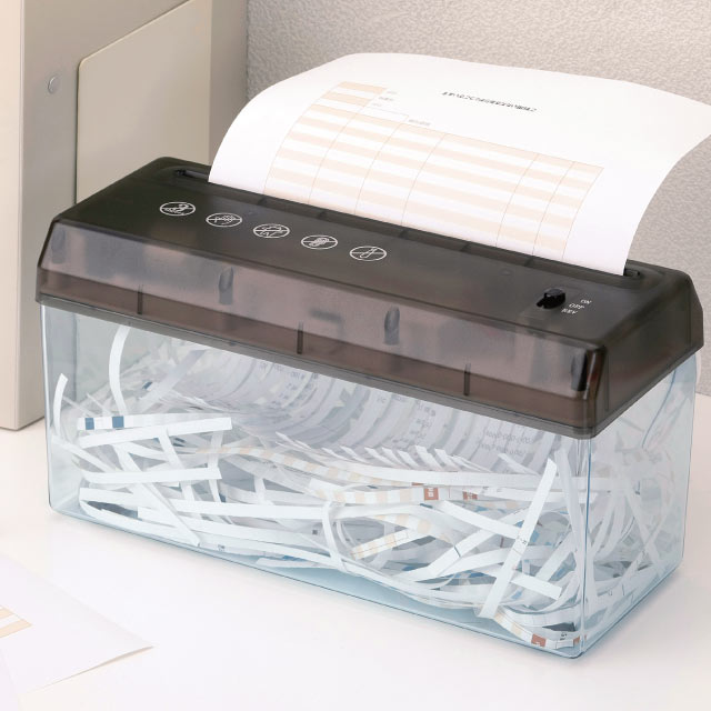 楽天市場】A4電動シュレッダー USBケーブル付き 電動シュレッダー家庭