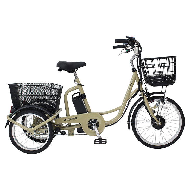 限定‼️ほぼ未使用品!!電動アシスト三輪自転車 楽天市場】ACTIVEPLUS 電動アシスト三輪自転車 電動アシスト